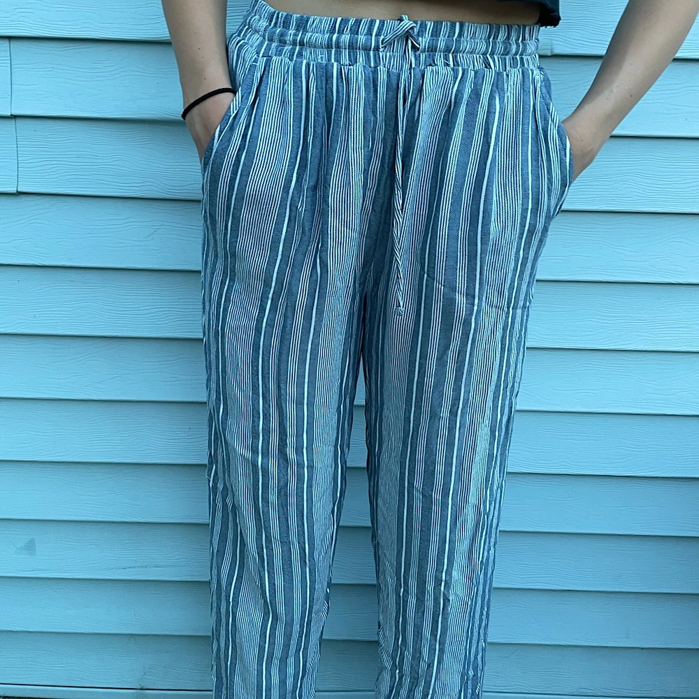 american eagle striped pants